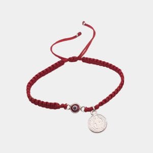 Pulsera de ojo turco y San Benito