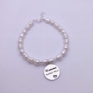 Pulsera con medalla personalizada