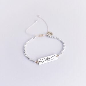 Pulsera de placa y medalla personalizada