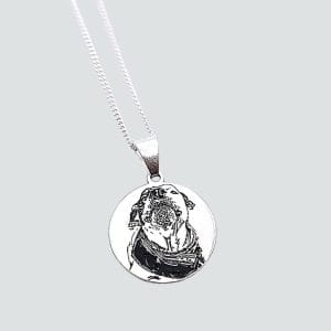 Collar con fotografía.