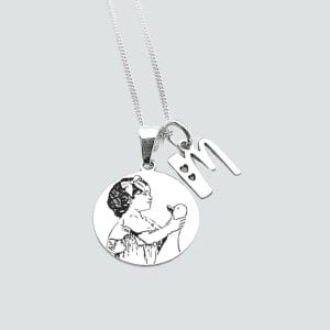 Collar de fotografía e inicial